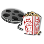 Movie and popcorn