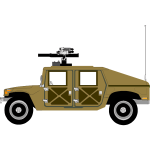Armored military vehicle