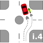 Vehicle accident pictograph