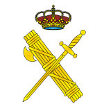 Spanish Civil Guard emblem vector image