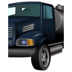Cistern truck vector clip art