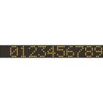 Digital numeric display