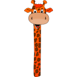 Vector graphics of giraffe