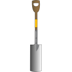 arched spade