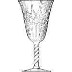 crystal goblet