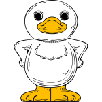 standing duck