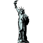 Statue of Liberty vector clip art