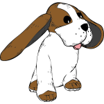 Beagle dog vector image