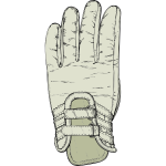 Golf glove vector image