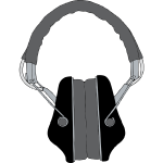 Headphones vector image