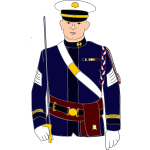 Soldier vector image