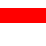 Flag of Bremen 1874-1918 vector image