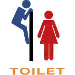 Toilet Pictograph Free SVG