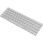 Computer keyboard 3D