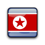 North Korea flag vector