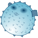 Blowfish vector image