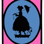 Silhouette of a Lady with a Parasol
