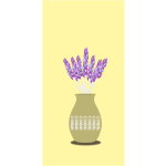 lavender in vase remix