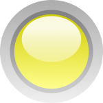 Finger size yellow button vector clip art