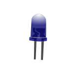 Blue LED Lamp (Off)