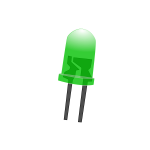 Green LED lamp