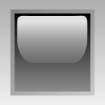 Led square black vector image