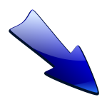 Vector Drawing Of Selection Of Curved Color Arrows Free SVG