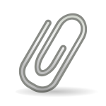 Paperclip vector graphic