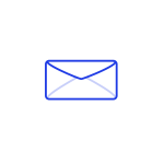 mail envelope blue