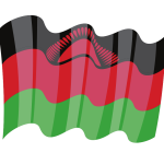 Malawi Waving Flag
