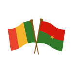 Mali Burkina Faso flags