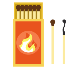 Matches in a matchbox