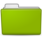 Green folder icon