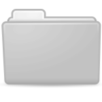 Opened file icon