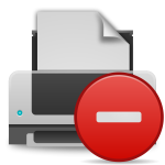 Printer error icon