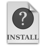 matt icons text x install