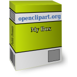 Software box vector image