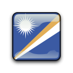 Marshall Islands flag vector