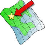 Ruffled Map vector image