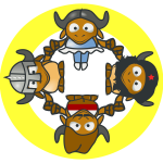 GNU Circle vector image