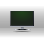 LCD flat screen vector image