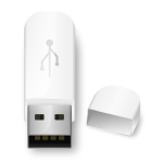 USB flash drive icon vector image