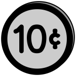 Coin 10 cents