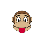 Goofy monkey
