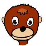 Monkey drawing