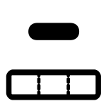 Delete table row symbol