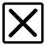 X symbol-1630593697