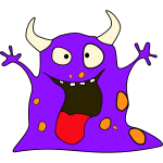 Monster 01 purple