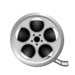 Movie icon vector image