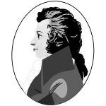 Mozart vector image